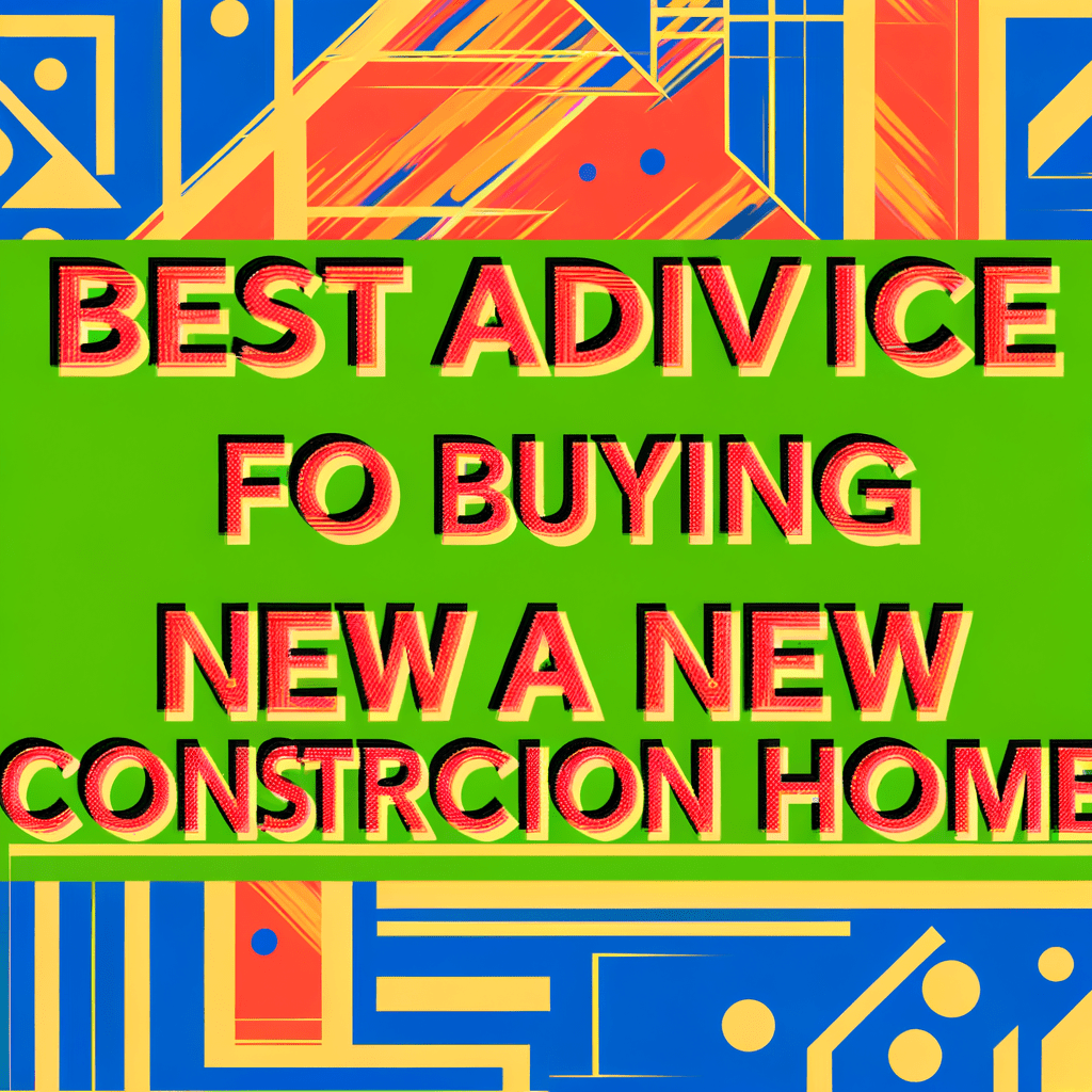 Best Advice for Buying a New Construction Home